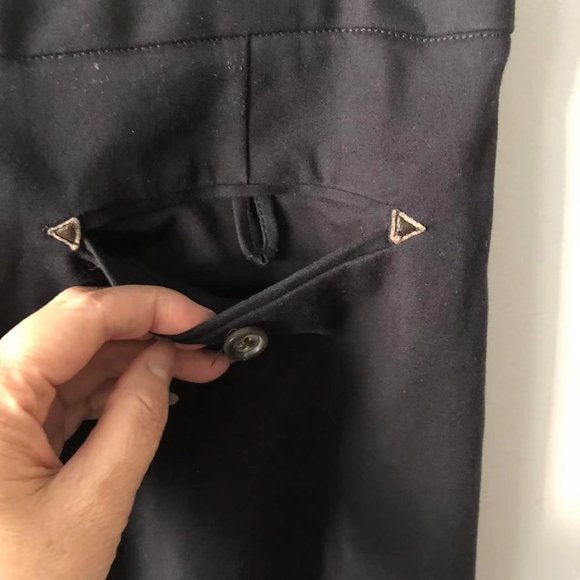 Club Monaco Emily Black Slack Size 0 - Picture 11 of 16